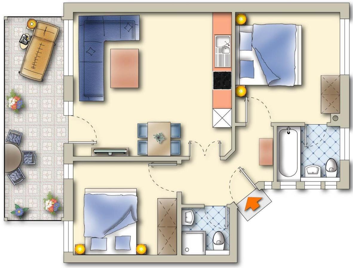 Komfort-Ferienwohnung Hansa By Meer-Ferienwohnungen Binz Exterior photo